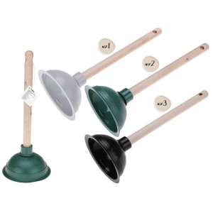 Przepychacz sanitarny z drewnianą rączką MARCO RAVI